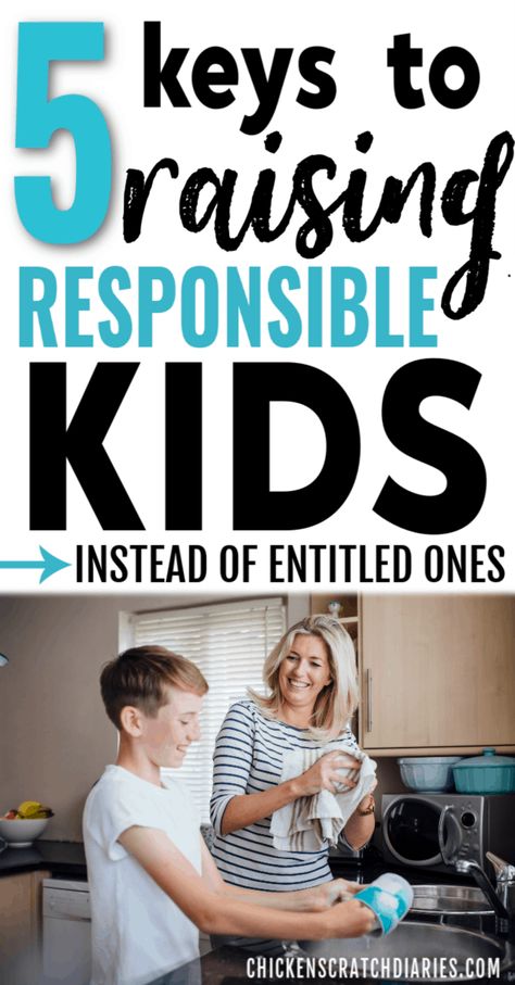 Teaching responsibility to our kids is a tall order, and one we must tackle. These 5 steps will help you in the process! Entitled Kids, Teaching Responsibility, Kid Responsibility, Parenting Help, Smart Parenting, Parenting 101, Kids Behavior, Parenting Skills, Kids Discover