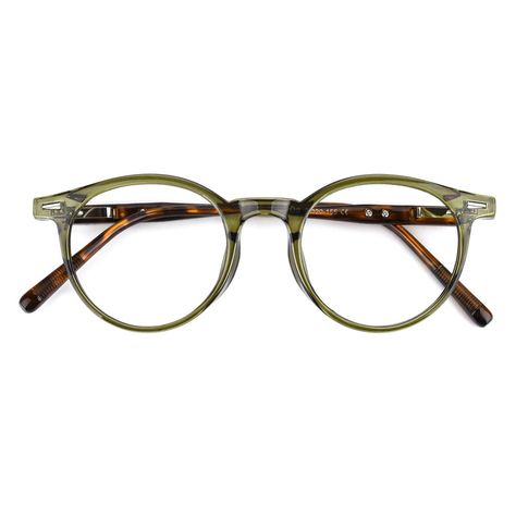 Explore Sllac's wide collection of stylish prescription eyeglasses. Find the perfect pair to suit your style and vision needs with fast shipping and great prices. Green Eyeglasses, Inspo Makeup, Prescription Glasses Online, Round Glasses, Glasses Shop, Glasses Online, Color Inspo, Vintage Lover, Prescription Eyeglasses