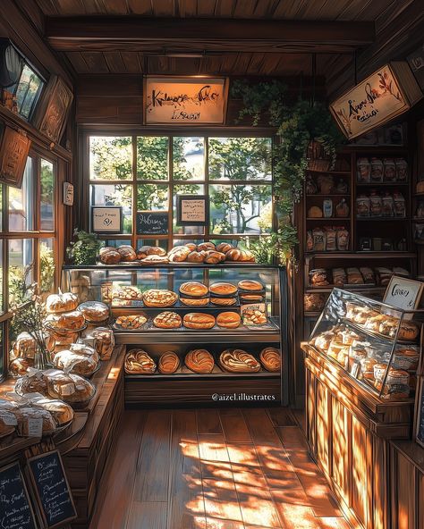 “Warmth in every crumb, a slice of Parisian charm.” 🍞🥐 . . . 🥐🥖Follow for more🥖🥐 ➡️➡️@aizel.illustrates . . [bakery near me, cozy bakery, french pastries, artisan bread, fresh croissants, parisian bakery, autumn treats, warm pastries, rustic bakery, bakery vibes, cozy corner, homemade bread, sweet treats, bakery delights, charming bakery] . . . #frenchbakery #cozyvibes #parisiancharm #bakerylove #autumnaesthetic #foodiegram #instabake #bakinglove #bakerylife #cozycorner #fallflavors #breadl... Cozy Bakery Aesthetic, Mini Bakery Shop Design, Small Bakery Interior, Cottagecore Bakery, Fresh Croissants, Parisian Bakery, Baker Aesthetic, Tiny Bakery, Cozy Bakery