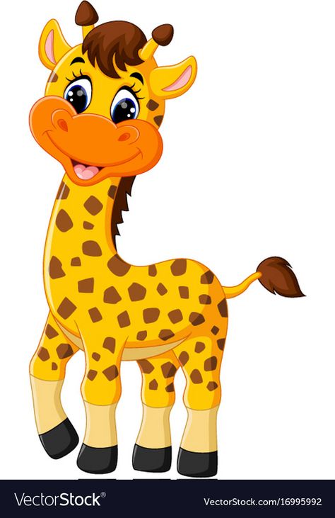 Giraffe Cartoon, Cartoon Giraffe, Funny Giraffe, Cute Giraffe, Cute Cartoon Animals, Baby Giraffe, Baby Cartoon, Animal Clipart, Cartoon Clip Art