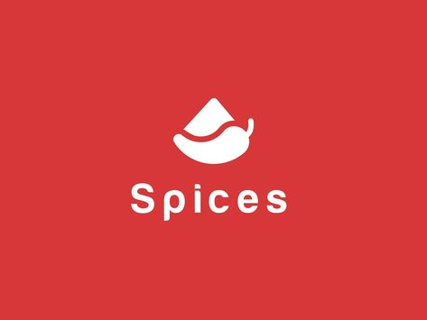 Logo, Logo design, Spice Logo, Spice ,chili powder , symbol,icon by Shahariar Sohan on Dribbble Spice Logo Design, Chili Logo Design, Spices Logo, Chili Logo, Short Mehndi Design, Mount Meru, Thai Spices, Asian Spices, Spice Company