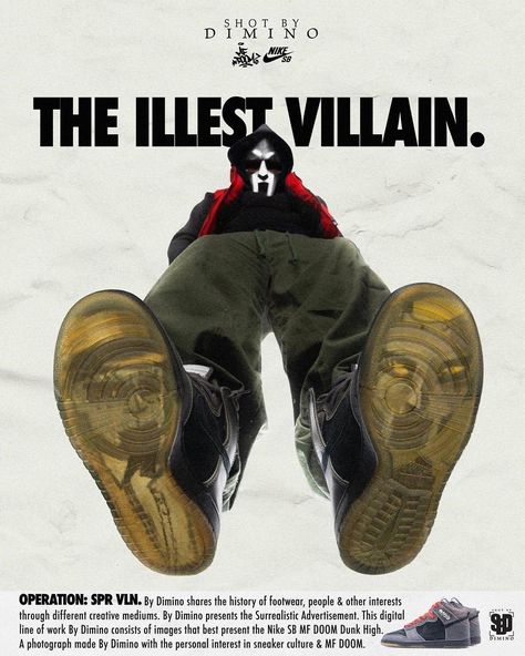 Nike, Illest Villain, Mf Doom, Nike Dunk