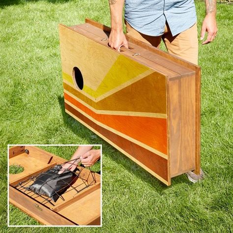 Corn Hole Boards Diy, Building Cornhole Boards, Diy Cornhole Bags, Corn Hole Plans, Cornhole Board Plans, Diy Cornhole Boards, Cornhole Boards Designs, Diy Yard Games, Corn Hole Diy