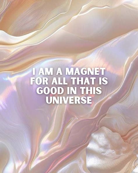 New Affirmation: I am a magnet for all that is good in this universe 🐚 l will post the full photo on my story if you would like to screenshot and make your wallpaper 🫶🏼 #spiritual #spiritualquotes #spiritualaffirmation #wallpaper #iphonewallpaper I Am Manifesting, Wallpaper Spiritual, I Am A Magnet, Manifest 2024, Life Binder, Wallpaper Iphonewallpaper, Your Wallpaper, My Story, Spiritual Quotes