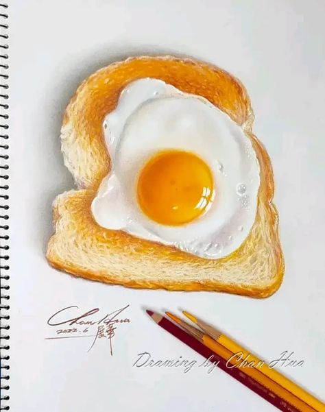 Pencil Colour Realistic Drawing, Food Sketch Pencil, Realistic Prismacolor Drawings, Realistic Colour Pencil Drawings, Color Pencil Art Realistic, Realistic Drawings Colored Pencils, Hyper Realistic Drawings, Prismacolor Drawing, Biro Art