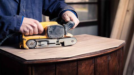 Belt Sander vs Orbital Sander (5 Differences Explained) Refinishing Wood Furniture, Refinished Chairs, Best Belt, Refinish Wood Furniture, Detail Sander, Hand Sander, Sanding Wood, Dust Collection System, Orbital Sander