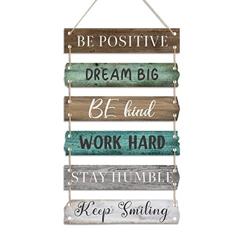 Living Room Retro, Wooden Wall Signs, Rustic Office, Work Hard Stay Humble, Rustic Wall Hangings, Bless The Food, Wall Art Farmhouse, Motivational Wall Decor, Rustic Wooden Sign