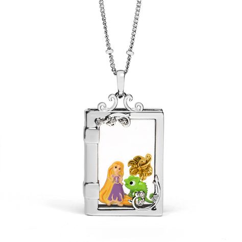 PRICES MAY VARY. Origami Owl presents pre-built Living Locket necklaces with locket, chain and charms featuring your favorite new and timeless Disney Princesses; The ultimate Disney Gift that's fun to assemble, beautiful to wear Disney's Tangled 5-piece locket necklace includes Rapunzel charm, Pascal and Magical Golden Flower charms Delicate and refined 28-30" Ball Station Chain is the perfect finishing touch to your Locket Look to give it that extra touch of character, style and texture; Wear C Locket Chain, Locket Necklaces, Disney Adult, Living Locket, Disney Gift, Disney Tangled, Golden Flower, Disney Jewelry, Origami Owl