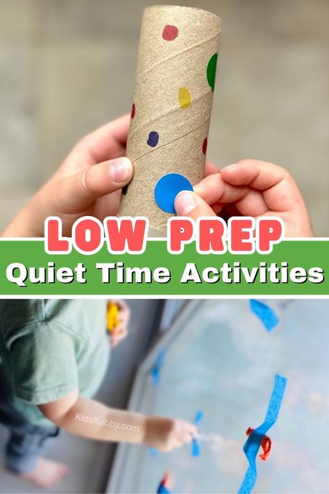 Are you looking for a good way to manage screen time for your preschoolers? Try quiet time activities. These activities take little to no prep work and kids love them! Simply set up a quiet time area with a few of these fun activities and let your kids independently play while you catch up on emails, house work, or simple have a moment to yourself! Independent Sensory Activities, Quiet Time Ideas For Preschoolers, Quiet Activities For Nap Time, Quite Time Activities, Activities To Keep Preschoolers Busy, Quiet Activities For Preschoolers Who Dont Nap, Quiet Nap Time Activities Preschool, Spring Cognitive Activities For Toddlers, Quiet Time Preschool Activities