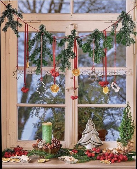 43 Christmas Window Decor Ideas: The Pain-Free Guide Christmas Window Decor Ideas, Christmas Dorm Decorations, Swedish Christmas Decorations, Window Decor Ideas, Christmas Window Decor, Christmas Window Display, Christmas Window Decorations, Swedish Christmas, Unique Christmas Decorations