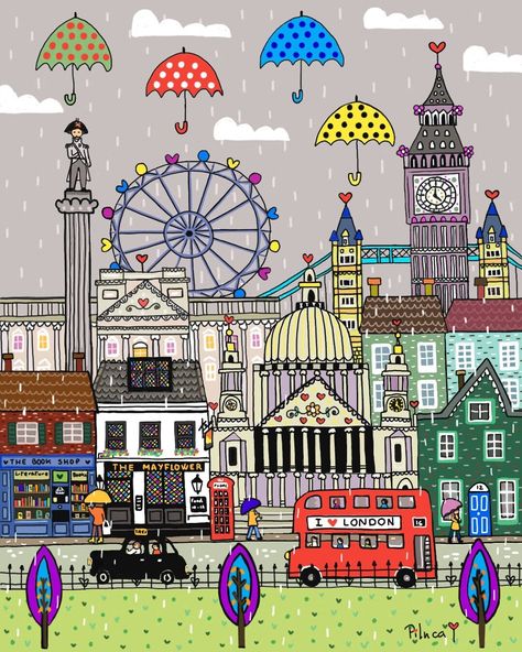 London map art