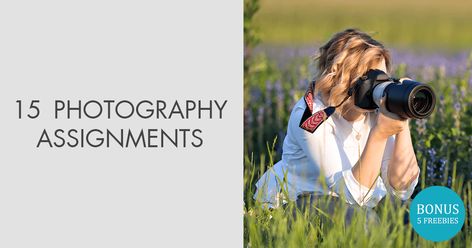 Photography Assignment Ideas, Photo Assignments, Introduction To Photography, Photography Elements, Photography Assignments, Photography School, Photography Genres, Unit Studies, Photography Challenge