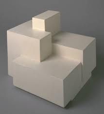 Ben Nicholson sculpture circa 1936 Ben Nicholson, Plaster Sculpture, Geometric Sculpture, Sculpture Installation, Modern Sculpture, Abstract Sculpture, Model Making, Painted Wood, Architecture Model