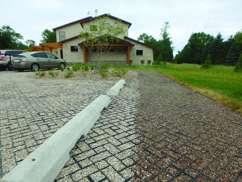 GEOPAVE® Aggregate Porous Pavement | Presto Geosystems Porous Pavement, Gravel Pavers, Gravel Parking, Green Architect, Nature Preserve, Nature Center, Walking Trails, Green Building, Walkway