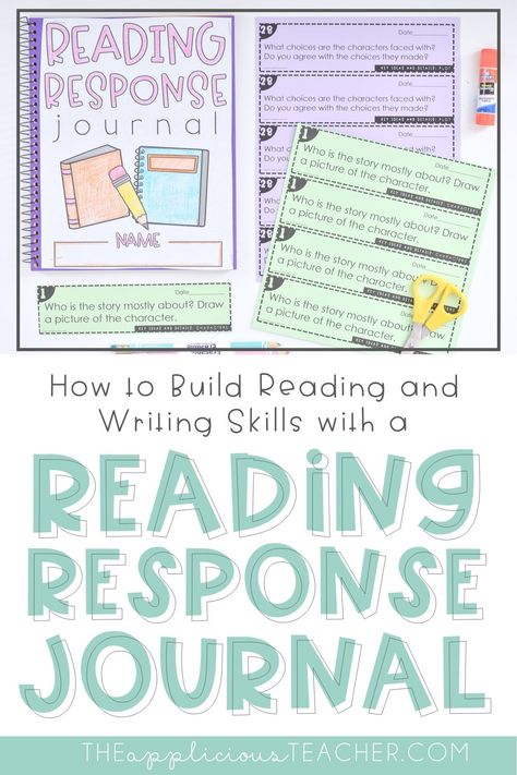 Reading Journal 2nd Grade, Respond To Reading 2nd Grade, Reader Response Journals, Reading Response Worksheets, Reading And Writing Skills, Reading Notebooks, Reading Response Journals, Reading Homework, Writing Conferences