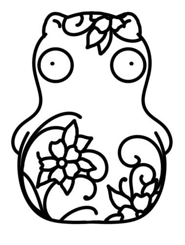 Kuchi Kopi Tattoo, Bobs Burgers Svg, Small Bobs Burgers Tattoo, Bobs Burgers Art, Bobs Burgers Tattoo, Pride Crafts, Kuchi Kopi, Bob Burgers, Goth Tattoos