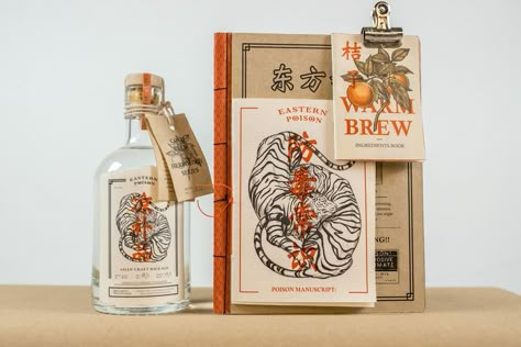 Asian Crafts, Gin Brands, Gin Bottle, Alcohol Packaging, Packing Design, Creative Packaging Design, Creative Packaging, Packaging Design Inspiration, Branding Packaging