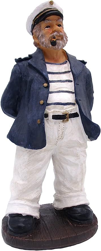 Amazon.com: Cape Cod Sea Captain Figurine - 9"- 10 1/2" - Bearded Men of The Sea (Sea Captain with Binoculars) : Grocery & Gourmet Food Nick Nacks, Sea Captain, Cape Cod Massachusetts, Bearded Man, Gourmet Food, Free Amazon Products, Bearded Men, Cape Cod, Sea Salt