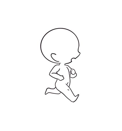 20 Chibi Poses to Inspire Your Art: Sketching Minis - Artsydee - Drawing, Painting, Craft & Creativity Chibi Walking, Chibi Running, Chibi Poses, Playing At The Park, Running Pose, Simple Sketches, Anime Inspiration, Chibi Style, Drawing Style