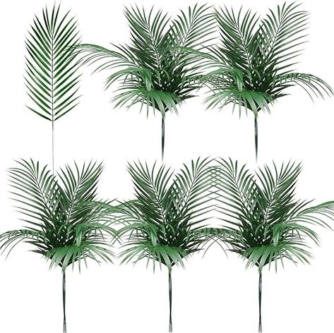 Amazon.com: 30 Pcs 25 Inch Artificial Palm Leaves Green Large Faux Plants Plastic Palm Fronds Fake Tropical Greenery Palm Tree Leaves Decorations Leaf Decor for Palm Floral Arrangement Jungle Beach Wedding Party : Home & Kitchen Tropical Leaf Decor, Artificial Palm Leaves, Safari Decor, Safari Wedding, Garden Centerpiece, Jungle Safari Party, Wedding Party Flowers, Safari Decorations, Fiesta Tropical