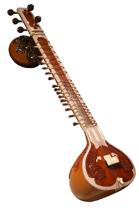 Sitar Instrument Painting, Sitar Musical Instrument, Sitar Instrument Aesthetic, Sitar Instrument Drawing, Sitar Instrument, Music Exhibition, Indian Musical Instruments, Musical Instruments Drawing, Painted Daisies