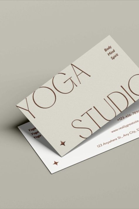 Logos, Pilates Business Cards, Wellness Business Cards, Yoga Business Cards, Yoga Packaging, Yoga Studio Branding, Yoga Studio Ideas, Modern Yoga Studio, Yoga Branding Design