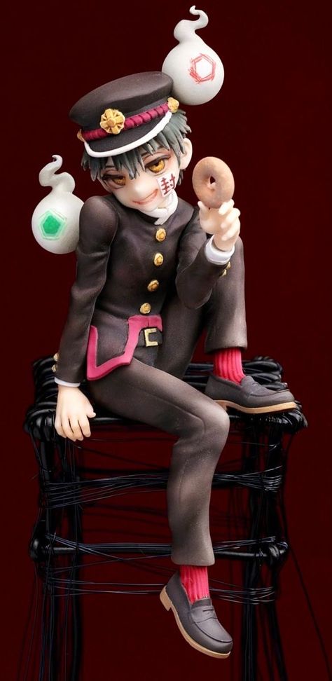 Anime Figurines, Jibaku Shounen Hanako-kun, Clay Figures, Hanako Kun, Anime Figures, Hatsune Miku, Anime Chibi, Clay Crafts, Samurai Gear