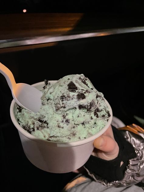 Mint Choco Ice Cream Aesthetic, Ice Cream Mint Choco, Mint Chocolate Chip Ice Cream Aesthetic, Mint Ice Cream Aesthetic, Mint Chocolate Aesthetic, Helado Aesthetic, Mint Oreo Ice Cream, Ice Cream Mint, Mint Choco