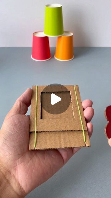 paper crafts creator on Instagram: "DIY Love Transmitter Using Express Cartons: Fun and Educational Craft for Kids. #HandmadeDIY #KindergartenHandmade #WasteUtilization #KidsCrafts #RecyclingCrafts #DIYProjects #EcoFriendlyCrafts #FunWithKids #EducationalCrafts" Fun Easy Science Projects For Kids, Kids Cardboard Crafts, Cool Things To Make With Cardboard, Diy Paper Games, Cardboard Activities For Kids, Cardboard Games Diy, Easy Fun Crafts For Kids, Fun Diy Crafts For Kids, Diy Kids Gifts