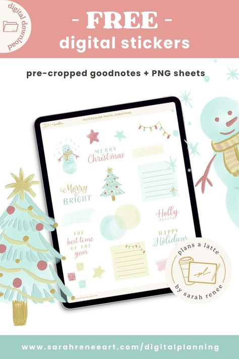 Christmas Stickers Goodnotes Free, Pre Cropped Digital Stickers Free, Free Digital Planner Stickers, Free Gallery Wall Printables, Digital Notebook Paper, Free Planner Pages, Free Meal Planner, Gallery Wall Printables, Free Notebook