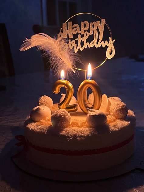 Aesthetic Birthday Cake Happy birthday 20th It’s My 20th Birthday, Happy Birthday To Me 20 Years, 20th Cake Birthday, Birthday Ideas For 20th Birthday, 20th Birthday Cake Ideas For Her, 20 Birthday Cake Aesthetic, 20birthday Ideas, 20 Th Birthday Cake Ideas, Happy Birthday 20th Birthday