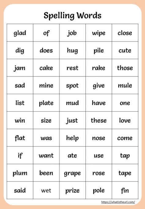 100 Important Spelling Words for 2nd Grade - Your Home Teacher Balayage, Grade 2 Spelling Words Worksheets, Easy Spelling Words, 4th Grade Spelling Words, Spelling Bee Words, 4th Grade Spelling, Worksheets For Grade 2, 1st Grade Spelling, 2nd Grade Spelling Words