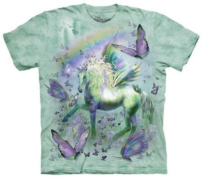 Unicorns / Pegasus Posters at AllPosters.com Butterfly Fashion, Butterfly Shirt, Fantasy Horses, Butterfly Kids, Mountain Shirt, Butterfly Shirts, Unicorn Shirt, Unicorn Tshirt, Tie Dye T Shirts