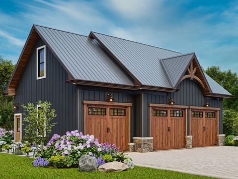 Carriage style garage doors