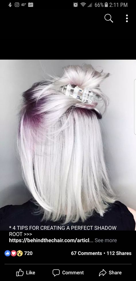 Shadow Roots Hair, Shadow Root Blonde, Gray Roots, Unicorn Hair Color, Maroon Hair, Hair Color Burgundy, Hair Color Crazy, Shadow Root, Hair Gray