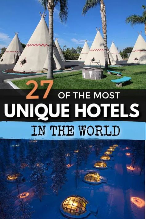 Holiday Places, Ice Hotel, Water Bungalow, Unique Vacations, Unique Hotels, Vacation Places, Stay The Night, Travel Goals, International Travel