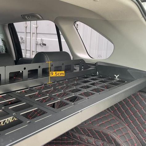 Amazon.com: HIGH FLYING for Toyota RAV4 2019-2023 Car Modular Storage Molle Panel Trunk Shelf Luggage Carrier Organizer Aluminum Alloy (with Conjoined Cross Bar) : Automotive Rav4 Storage Ideas, Rav4 Interior, Rav4 Custom, Toyota Rav4 Accessories, Trunk Shelf, Suv Trunk Organization, Rav4 Accessories, Suv Storage, Tailgate Table