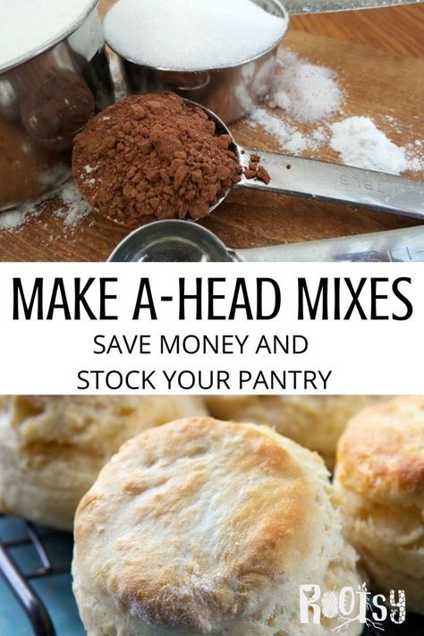 Baking Mix Recipes, Homemade Dry Mixes, Cooking From Scratch, Stock Your Pantry, Food Recipes Vegetarian, Homemade Pantry, Biscuits Cookies, Slow Cooker Desserts, Homemade Spices