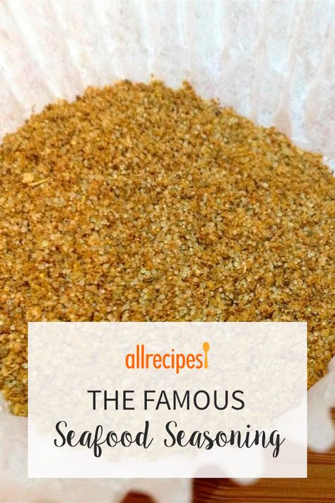 The Famous Seafood Seasoning Recipe | "This is excellent! My sweetheart and I are getting health conscious so it's nice to find recipes to our favourite seasoning blends where we can control the salt. Thank you for posting!" #allrecipes #kitchenpantry #diy #ingredients Fish Seasoning Recipe Spices, Trader Joes 21 Seasoning Salute Recipe, Fish Seasoning Spices, Shrimp Seasoning Recipes, Seafood Seasoning Recipe, Fish Seasoning Recipe, Fish Seasoning, Spice Rubs, Homemade Dry Mixes