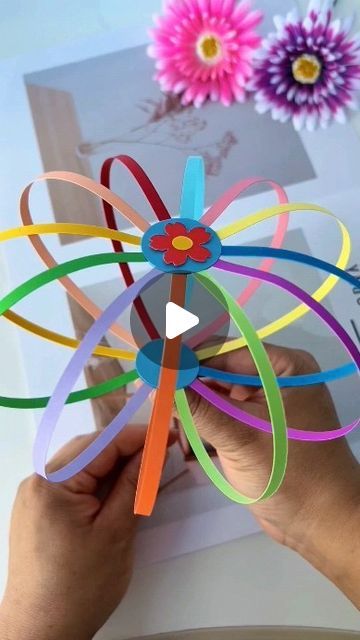 paper crafts creator on Instagram: "Title: Create a Transformable Toy with Colored Paper Strips

Hashtags: #ParentChildHandmade #HandmadeDIY #KindergartenCrafts #Handmade #EducationalToys #CreativePlay" Paper Strip Crafts, Craft Ideas Paper, Straw Crafts, Paper Craft Ideas, Paper Games, Kindergarten Crafts, Colored Paper, Toddler Crafts, Card Maker