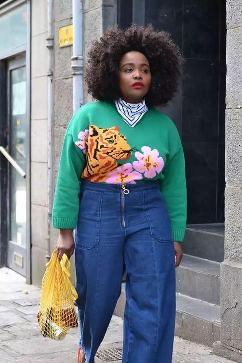 Look Retro, Eclectic Fashion, Mode Inspo, Curvy Girl Outfits, Looks Style, Curvy Fashion, Colorful Fashion, Look Fashion, Fashion Inspo Outfits