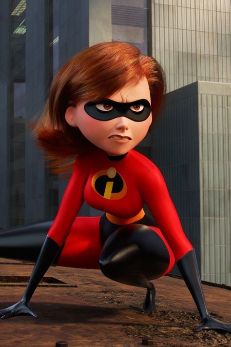 From Pixar’s Incredibles II (2019) Incredibles Wallpaper, Elastic Girl, The Incredibles 2004, Mrs Incredible, Disney Incredibles, Circus Characters, Incredibles 2, Pixar Animation, Images Disney