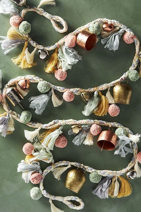 Anthropologie Christmas, Anthropologie Holiday, Boho Christmas, Noel Christmas, Christmas Deco, Xmas Crafts, Christmas Garland, Christmas Inspiration, Christmas Cheer