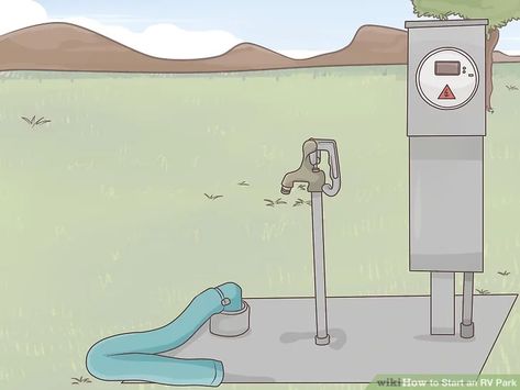 How to Start an RV Park (with Pictures) - wikiHow Glamping Ideas Rv Camping, Rv Camping List, Rv Checklist, Rv Lots, Camper Repair, Glamping Ideas, Rv Camping Tips, Camping Park, Travel Trailer Camping