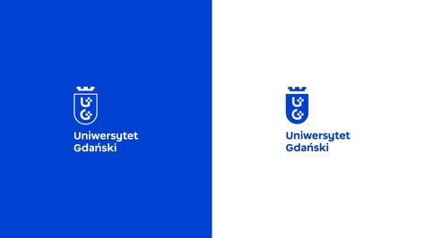 University of Gdańsk logo (2021) - Fonts In Use University Branding Visual Identity, Institution Logo, Modular Grid, University Logo, Gdansk, Identity Logo, Visual Identity, Logo Branding, Initials