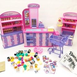 BARBIE SO MUCH TO DO SUPERMARKET 1994 VINTAGE PLAYSET GROCERY STORE | #1926480373 Barbie Grocery Store, Barbie Doll Pictures, Barbie Store, Cereal Cookies, Nostalgic Things, Barbie Playsets, Barbie Houses, Doll Pictures, Barbie Sets