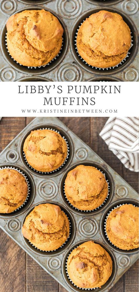 Libbys Pumpkin Muffins, Libbys Pumpkin, Pumpkin Bread Muffins, Libbys Pumpkin Pie, Best Pumpkin Muffins, Homemade Baked Bread, Pumpkin Muffin Recipes, Homemade Bread Easy, Best Bread Recipe