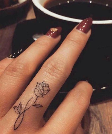 Whole Hand Tattoos For Women, Hand Rose Tattoo, Professional Tattoo Kits, Orca Tattoo, Finger Tattoo For Women, Finger Tats, Small Rose Tattoo, Hamsa Tattoo, Finger Tattoo Designs