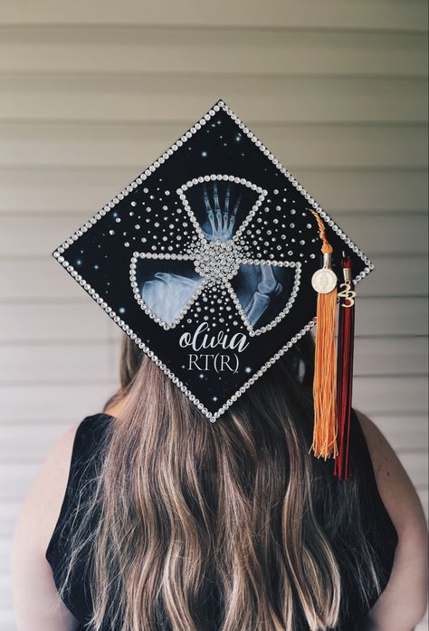 Radiology Grad Cap
X-ray graduation cap
Radiologic Technology Cap Radiology Student Aesthetic Wallpaper, Radiology Aesthetic Wallpaper, Mri Tech Graduation Party, Radiology Student Graduation Cap, Grad Cap Ideas Radiology, Xray Cap Decoration, Xray Student Aesthetic, Radiology Grad Caps, Radtech Student Wallpaper