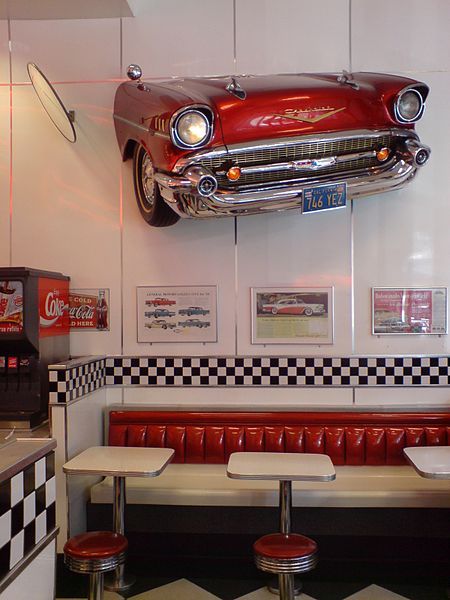 1950 Diner, 50s Diner Kitchen, 1950s Diner, 50's Diner, Restaurant Vintage, American Dinner, 50s Diner, Diner Decor, Vintage Diner